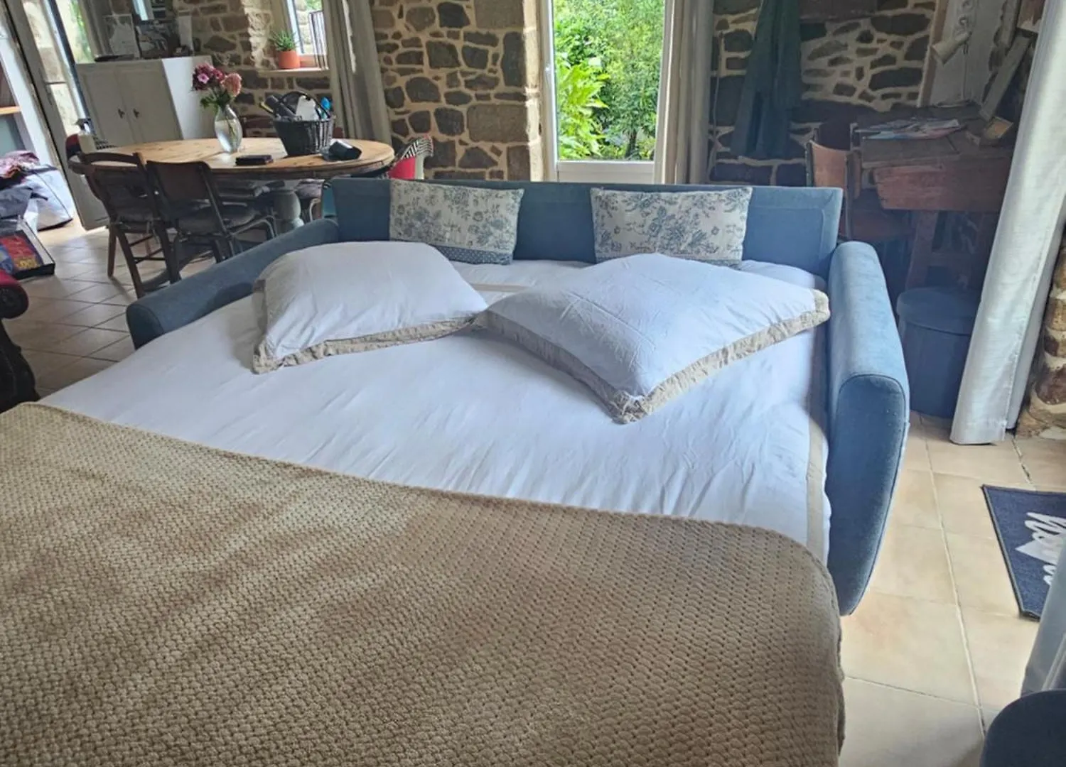 PloërdutKer Adele, Longere Cosy Au Coeur D'Un Bois别墅 0*, Ploërdut