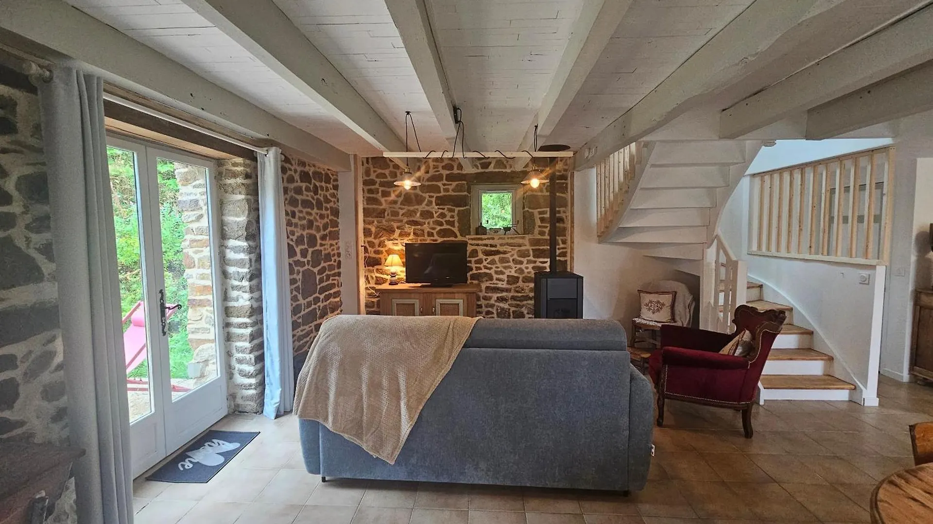Ker Adele, Longere Cosy Au Coeur D'Un Bois Villa Ploerdut Holiday home