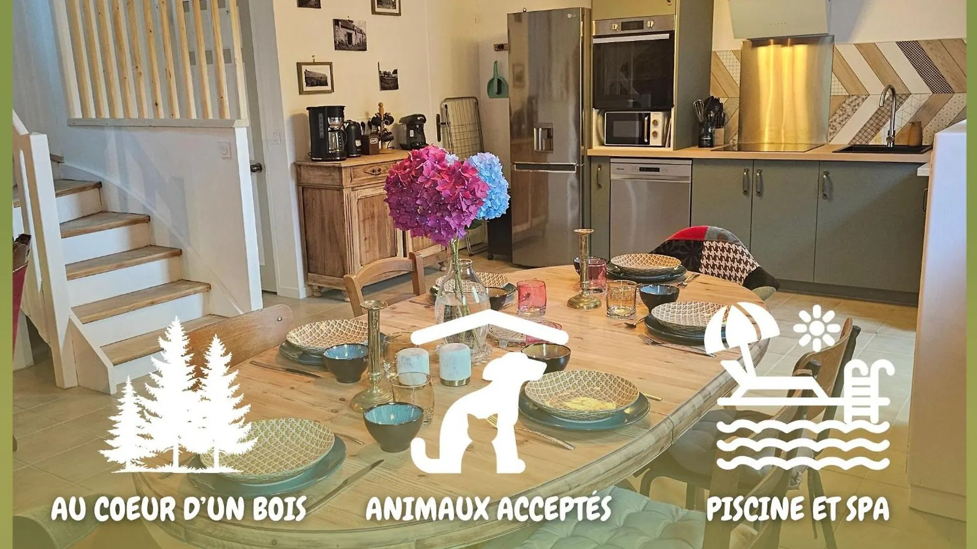 Ker Adele, Longere Cosy Au Coeur D'Un Bois Villa Ploerdut Holiday home
