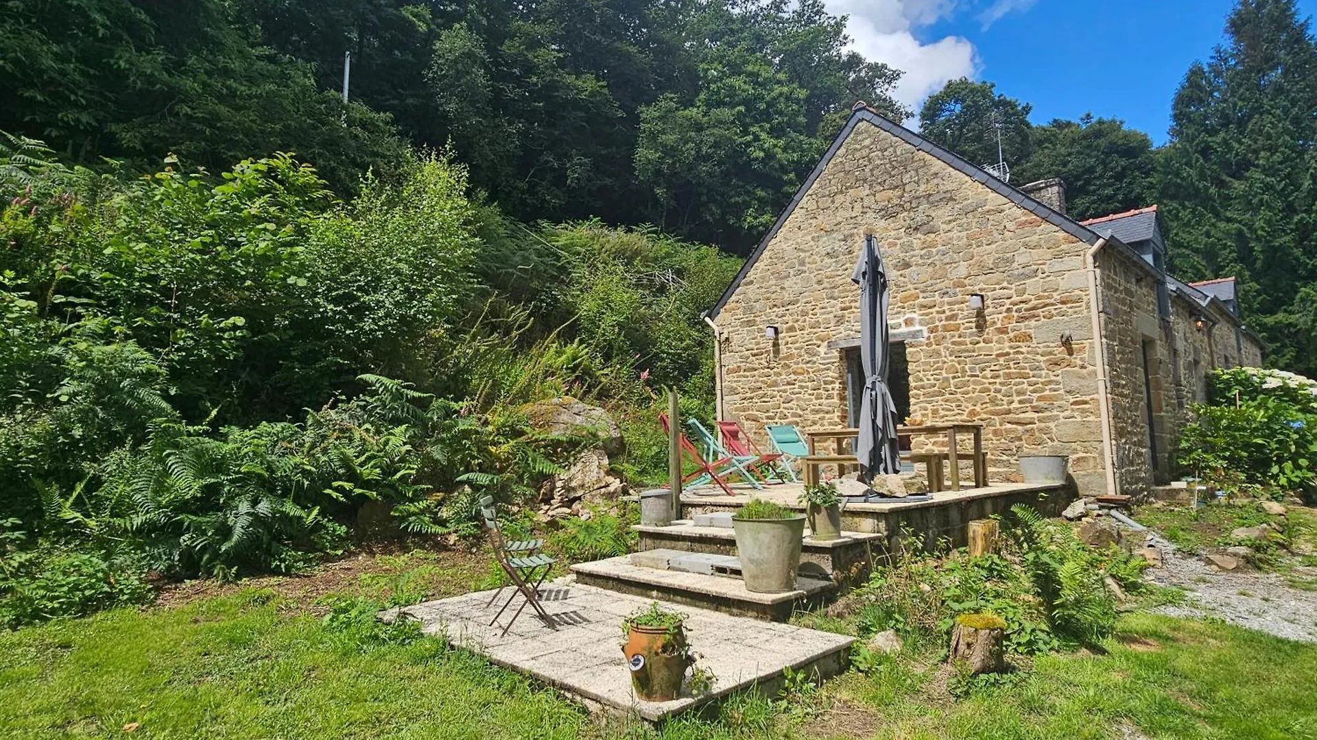 Ker Adele, Longere Cosy Au Coeur D'Un Bois Villa Ploerdut France